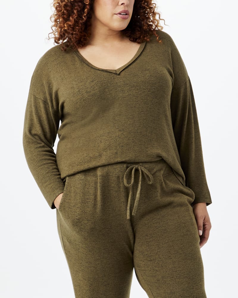 Front of plus size Brenda Long-Sleeve Top by East Adeline | Dia&Co | dia_product_style_image_id:144965